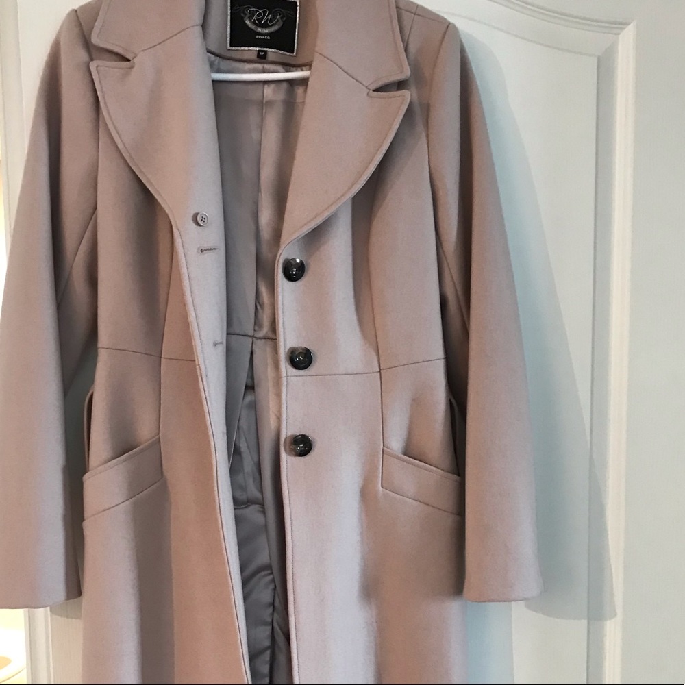 RW&Co Dusty Pink Trench Coat